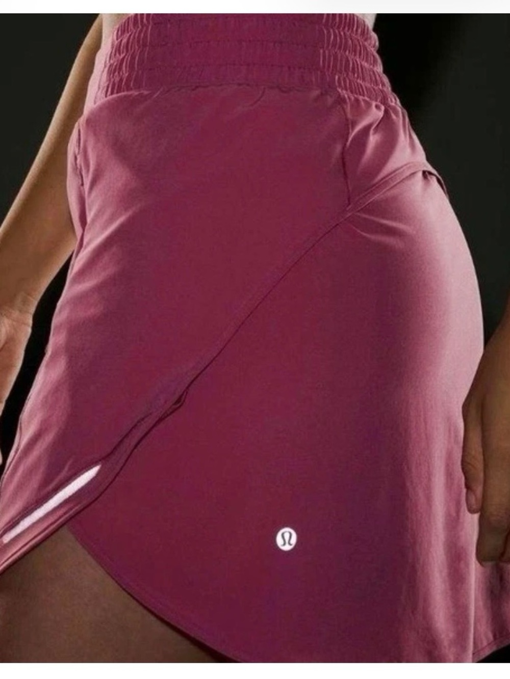 lululemon athletica Berry Asymmetrical Athletic Skirt